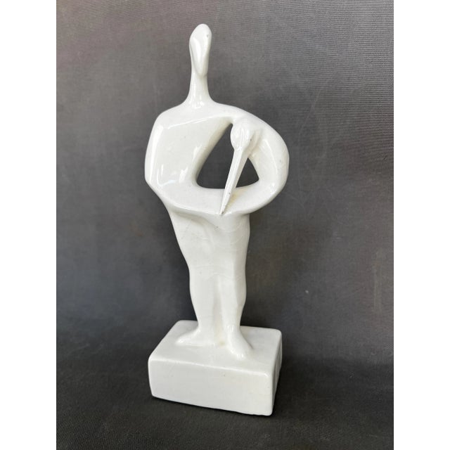 Elena Laverón, Figurative Sculpture, Glazed Ceramic, 1980s For Sale - Image 12 of 12