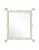 Contemporary Fleur Home Carnival Iko Iko Rectangle Mirror in Delaware Putty, 45x55 For Sale - Image 3 of 3