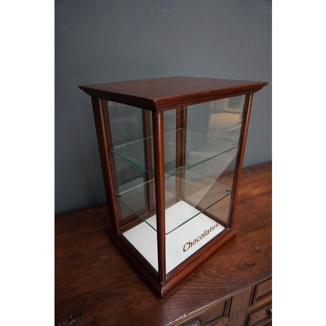 Antique Cadbury’s Chocolate Mahogany Display Cabinet, 1900s For Sale - Image 4 of 11