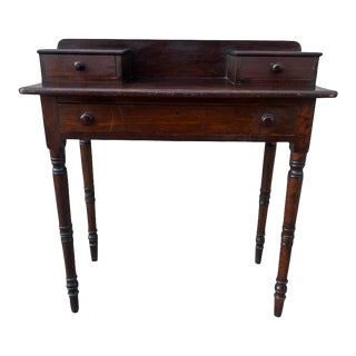 Early 20th Century Antique Mahogany Writing Table-Desk For Sale