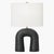 Hable by Visual Comfort Studio Hable Aura Table Lamp in Rough Black Ceramic For Sale In Greenville, SC - Image 6 of 6