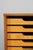 Mid-Century Tambour Office Cabinet, Denmark, 1960s For Sale - Image 6 of 16