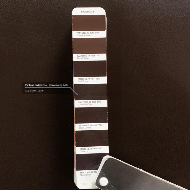 Leather Stool in Brown from Koinor Volare For Sale - Image 10 of 16