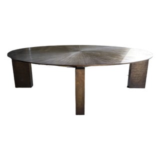 Monumental Bronze Coffee Table by Tuell & Reynolds For Sale