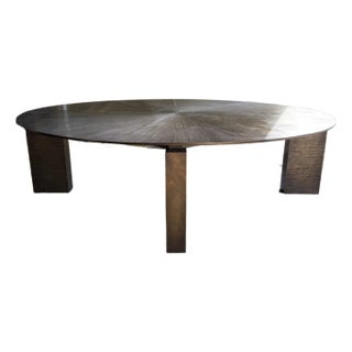 Monumental Lost Cast Bronze Coffee Table by Tuell & Reynolds For Sale