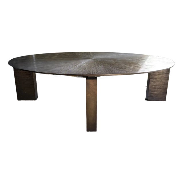 Monumental Lost Cast Bronze Coffee Table by Tuell & Reynolds For Sale