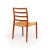 Wood Vintage Niels Otto Møller Model 85 Teak Dining Chairs in Danish Papercord For Sale - Image 7 of 13