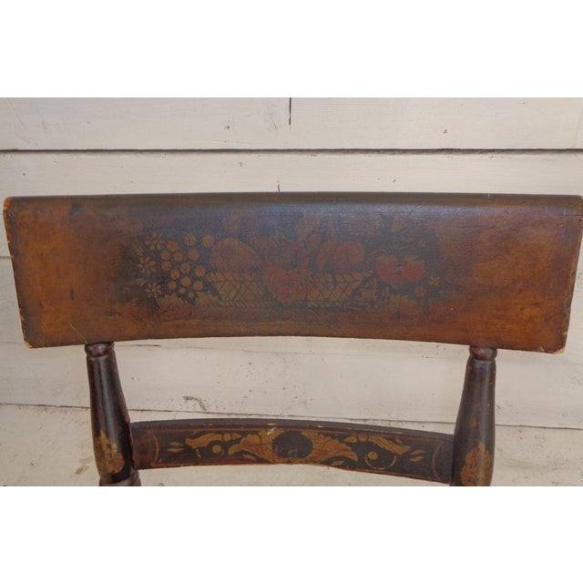 Antique Decorated Hitchcok Chair For Sale - Image 16 of 18
