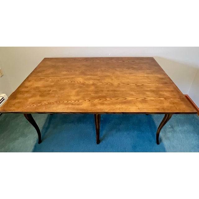 Chestnut Milling Road by Baker Flip Top Country French Console Table For Sale - Image 8 of 9