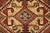 Vintage Qashqai Rug 5'8'' X 10'1'' Red Wool Hand-Knotted Oriental Carpet For Sale - Image 10 of 15