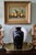 A dramatic late-20th-century American ceramic vase by Harris Potteries of Chicago, retaining its original “Made in USA”...