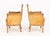 Pair of Restauration Style Fruitwood Bergeres For Sale - Image 4 of 10