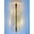 Glass Gold Murano Glass Rectangular Diamanted Wall Sconces by Simoeng, Set of 2 For Sale - Image 7 of 9
