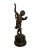 Bronze Cherub Child on Marble Base, 20th-Century For Sale - Image 4 of 10