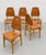 Set of 5 - Mid Century Modern Scandinavian Dining Chairs | Diamond Stitched Upholstery, C. 1960's For Sale - Image 10 of 14
