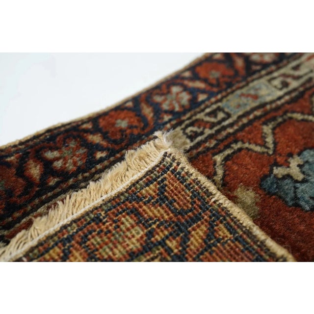 Antique Sarouk Rug 1'10'' x 2'5''.