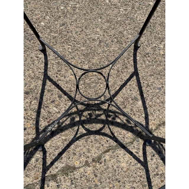 Mid 20th Century Salterini Style Wrought Iron Garden Patio Dining Set by Florentine Craft Studio For Sale - Image 16 of 18
