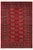 Rustic Bokhara Red Beige Hand Knotted Rug For Sale - Image 9 of 9