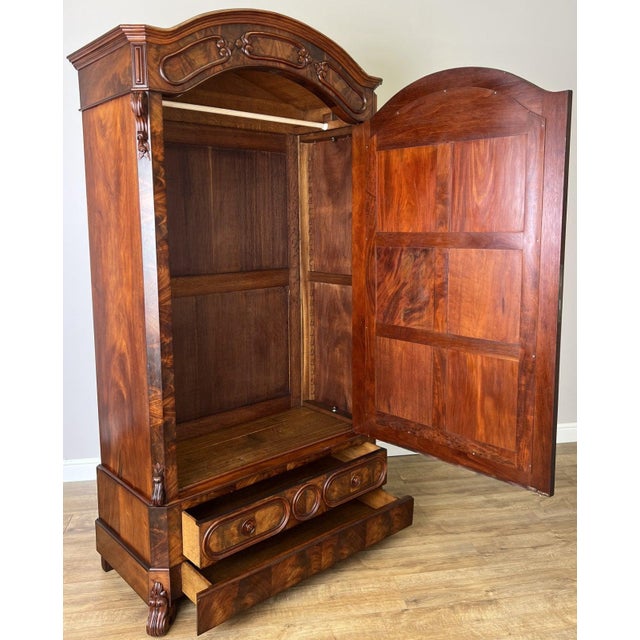 Antique French Burr Walnut Wardrobe For Sale - Image 18 of 18