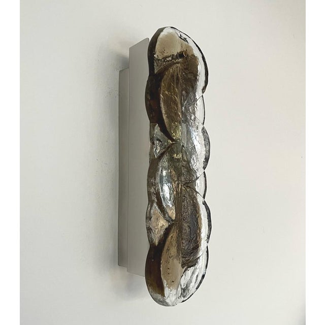 Mid-Century Austrian Murano Citrus Wall Sconces by Kalmar, 1970s, Set of 3 For Sale - Image 4 of 15