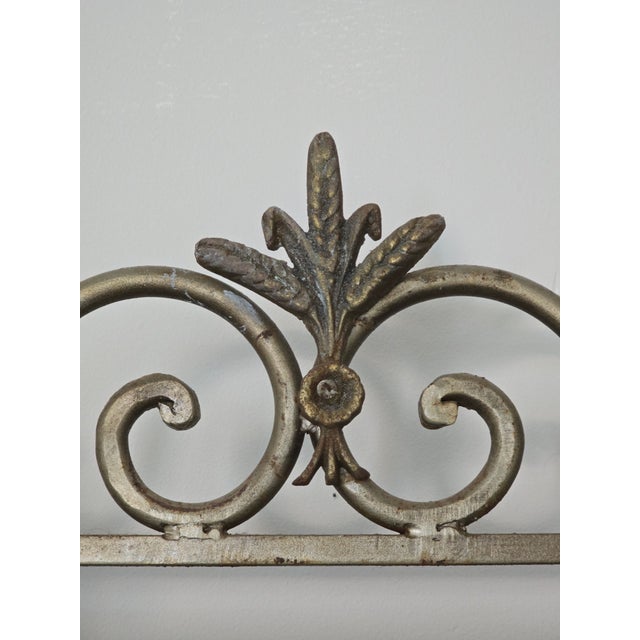 Late 19th Century Antique French Iron & Brass Boulangerie Baker’s Rack For Sale - Image 5 of 11