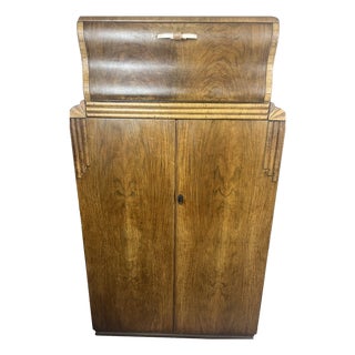 Vintage Art Deco Metaphoric Cocktail Drinks Cabinet, 1930s For Sale