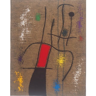 Joan Miro, The Musician, Lithograph For Sale