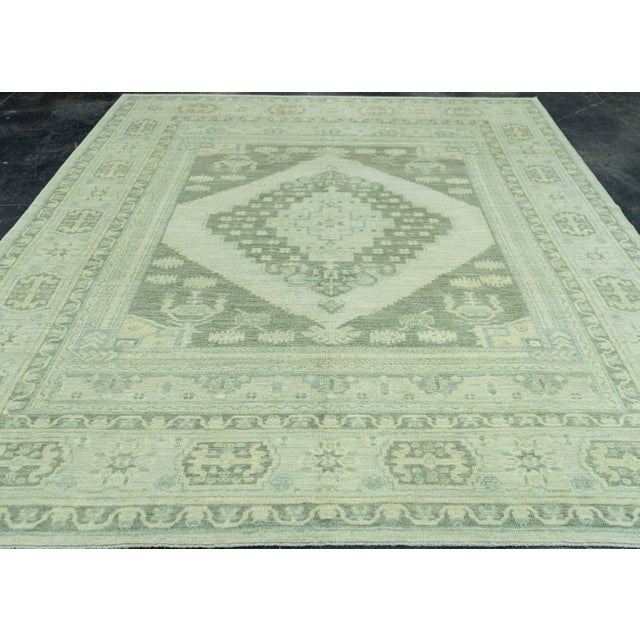 Turkish Oushak Antique Look Rug 8'4" x 10'6" #20071 Explore a curated collection of hallway runners, wool rugs, and...