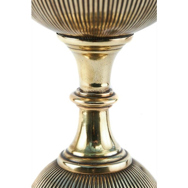 Antique Brass Oil Lamp, 1900s For Sale - Image 4 of 10