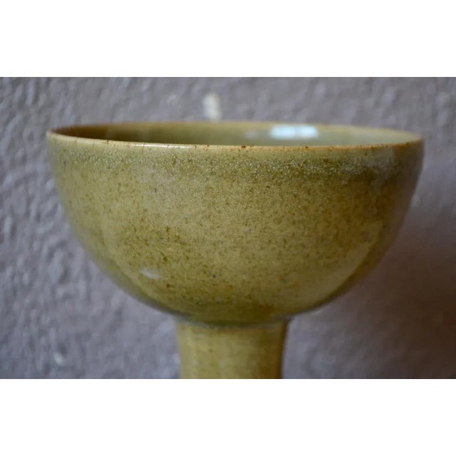 Cup & Bowl in Sandstone, Set of 2 For Sale - Image 4 of 7