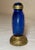 Glass Antique Chinese Etched Cobalt Glass Chased Bronze Striker Lighter Snuff Bottle For Sale - Image 7 of 11