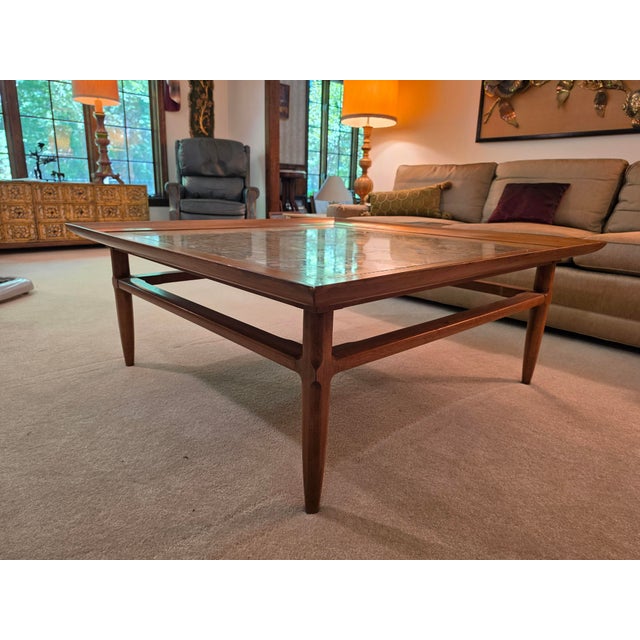 Mid-Century Modern 1960s Sophisticate by Tomlinson Mid-Century Marble Coffee Table For Sale - Image 3 of 13