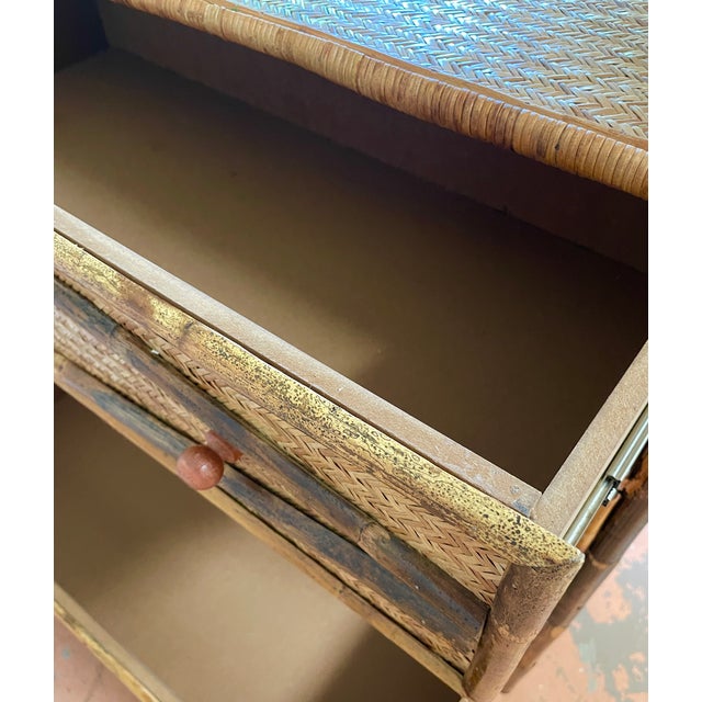 2020s Bamboo Rattan Chest For Sale - Image 5 of 5