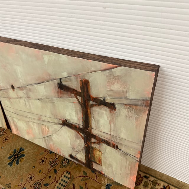 Angie Renfro Connection Series Original Painting, Signed For Sale - Image 9 of 11