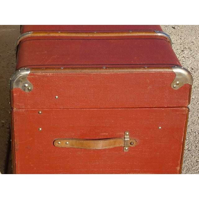 Vintage Cabin Trunk, 1930s For Sale - Image 12 of 18