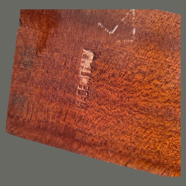 Vintage Desk Top Italian Wood Carving Sculpture Tennis Player 12'' High For Sale - Image 6 of 7