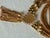 Vintage 1970s Gold Tone Multi-Strand Tassel Bib Necklace, Etruscan Revival Style For Sale - Image 16 of 16
