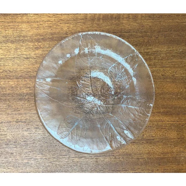 Glass Vintage Swedish Glass Bowls with Floral Design by Ann Wärff for Kosta Boda, Set of 4 For Sale - Image 7 of 9