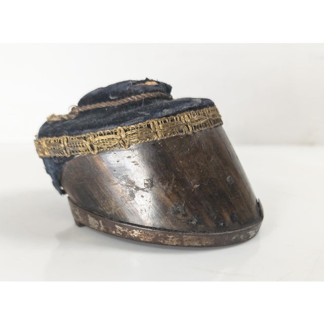 Farmhouse 19th Century Rustic Horse Hoof Pin Cushion or Paperweight With Horseshoe For Sale - Image 3 of 10