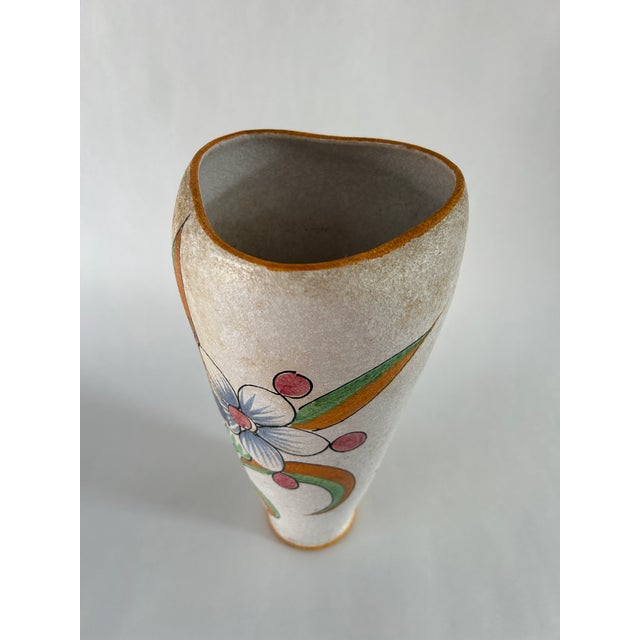 1960s Midcentury Modern (1955-1965) Italian Import Ceramic Vase For Sale - Image 5 of 7