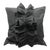 Tuxedo Ruffle Accent Taffeta Pillow Cover For Sale