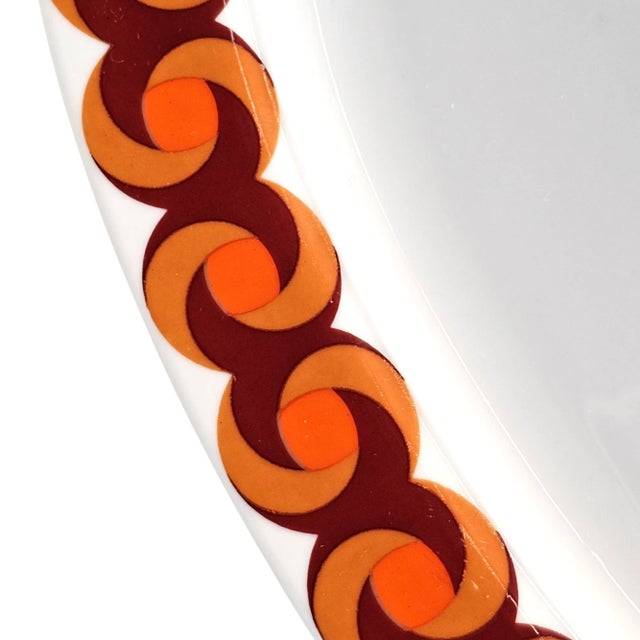 1970s 1970's Modern Thomas Serving Platter German Porcelain Plate 13" For Sale - Image 5 of 9