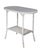 Vintage Oval White Wicker Table Att. To Lloyd Loom C 1930/50's For Sale - Image 10 of 12