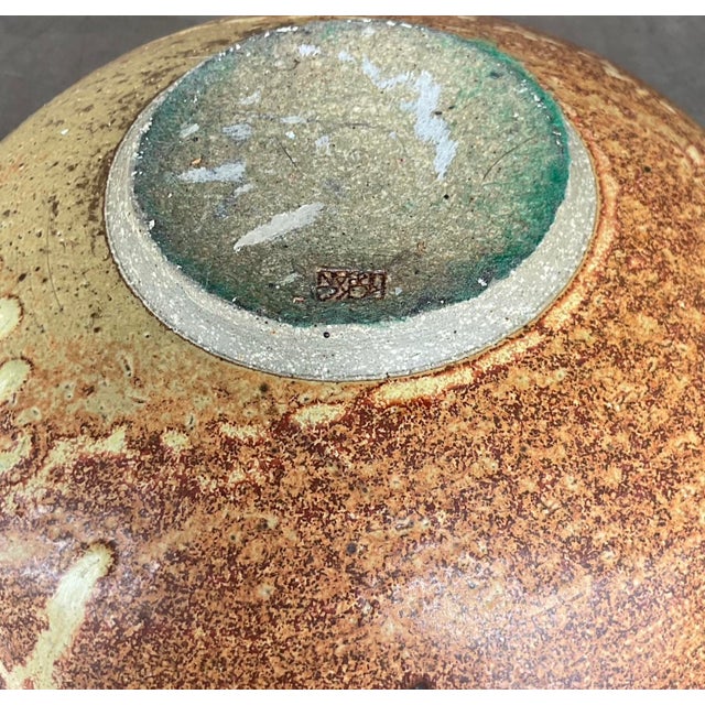 Late 20th Century Vintage Boho Studio Pottery Bowl For Sale - Image 5 of 12