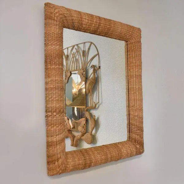 Mario Lopez Torres Wrapped Mirror Medium by Mario Lopez Torres For Sale - Image 4 of 4