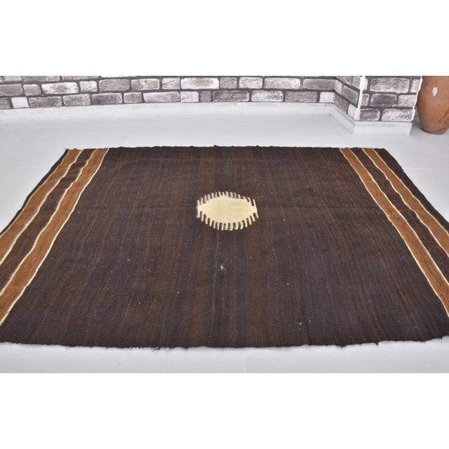 Vintage Angora Wool Area Carpet For Sale In Phoenix - Image 6 of 10