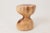 Contemporary Sculptural Side Table in Wood by Logniture For Sale - Image 3 of 13