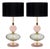 Elegant Pink Venetian Glass Modernist Lamps, Murano, Italy For Sale