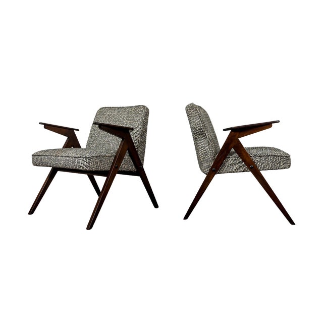 Vintage Lounge Chairs Bunny, Poland, 1970s, Set of 2 For Sale - Image 17 of 17