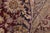 Textile Elegant Floral Pak-Persian Maroon/Blue Wool Rug - 9'1'' X 12'2'' For Sale - Image 7 of 9